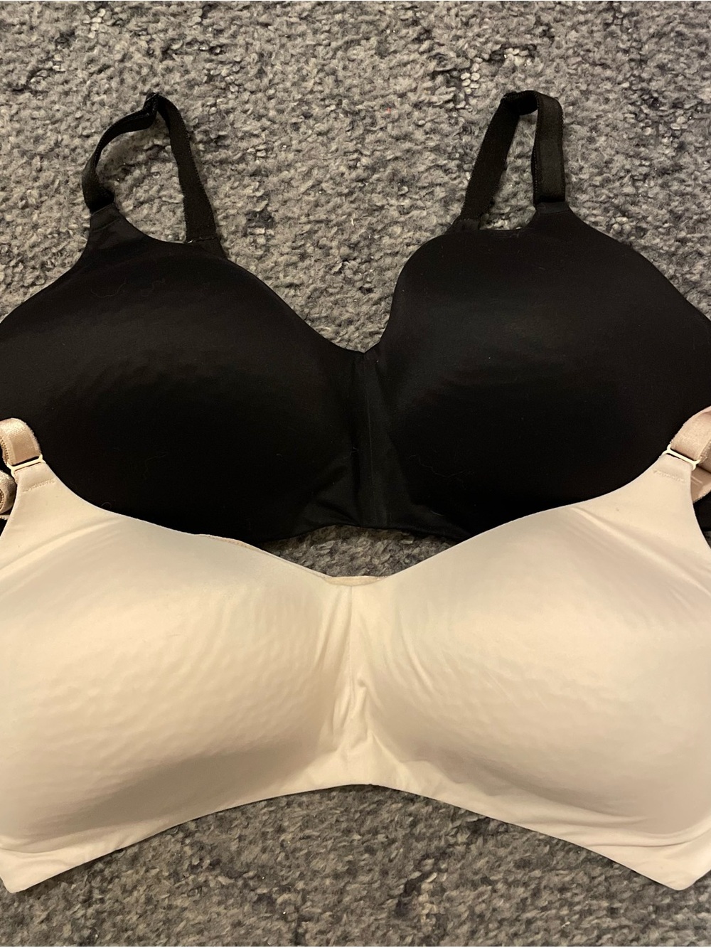 Torrid Curve Lot Of Two Bras Nude Cream and Black Plus Size 42DD 42E